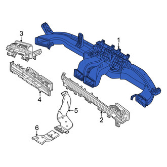 Genesis OE - Front Upper Instrument Panel Air Duct