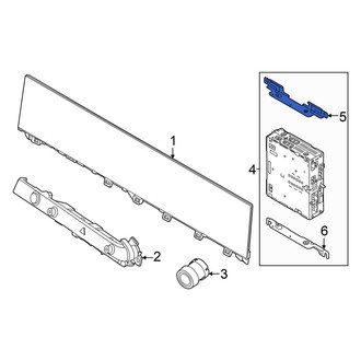 Genesis OE - Right GPS Navigation Control Module Bracket