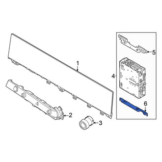 Genesis OE - Left GPS Navigation Control Module Bracket