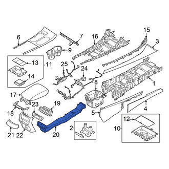 Genesis OE - Rear Center Instrument Panel Air Duct