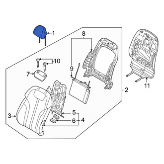 Genesis OE - Front Left Headrest