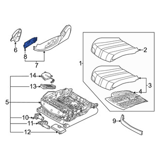 Genesis OE - Front Left Power Seat Switch