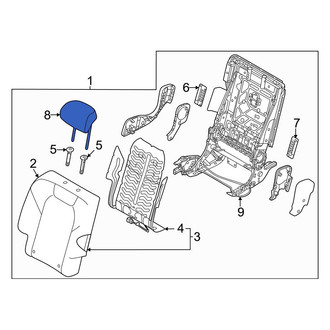 Genesis OE - Rear Left Outer Headrest