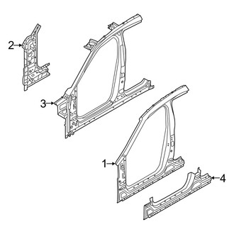 Genesis OE - Pillars, Rocker & Floor - Aperture Panel