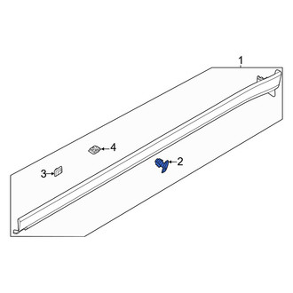 Genesis OE - Rocker Panel Molding Clip