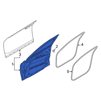 Genesis OE - Front Left Door Shell