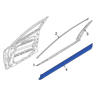 Genesis OE - Front Left Door Molding