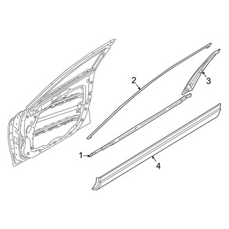 Genesis OE - Front Door - Exterior Trim