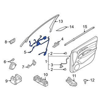 Genesis OE - Front Left Door Wiring Harness