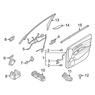 Genesis OE - Front Door - Interior Trim (USA Built)