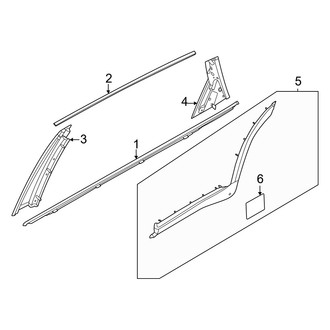 Genesis OE - Rear Door - Exterior Trim