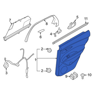 Genesis OE - Front Left Inner Door Interior Trim Panel