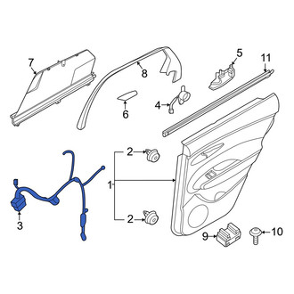 Genesis OE - Front Right Door Wiring Harness