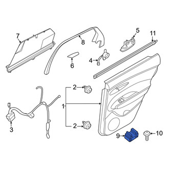 Genesis OE - Rear Left Door Window Switch