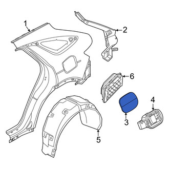 Genesis OE - Rear Fuel Filler Door