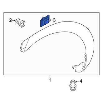 Genesis OE - Wheel Arch Molding Clip