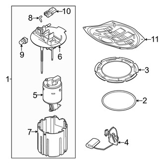 Genesis OE - Fuel System - Fuel Pump (Base / Advanced / Select / Sport Advanced / Sport Prestige)