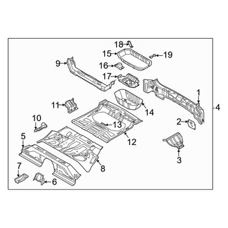 Genesis OE - Rear Floor Pan