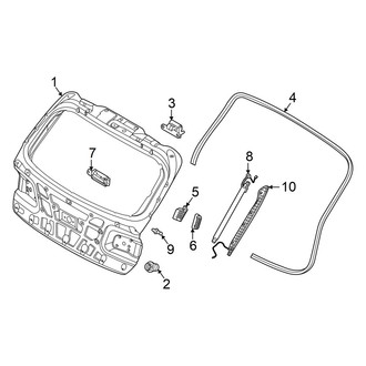 Genesis OE - Lift Gate - Lid & Components