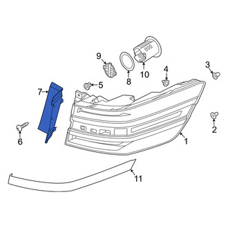 Genesis OE - Rear Left Tail Light Cover