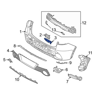 Genesis OE - Left Bumper Cover Bracket