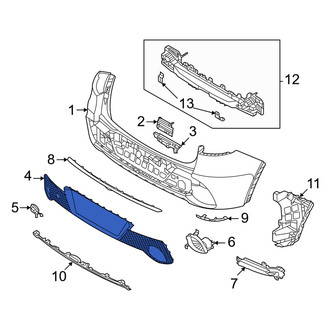 Genesis OE - Rear Bumper Cover Spacer Panel