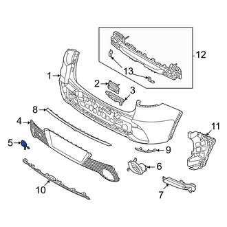 Genesis OE - Rear Tow Eye Cap