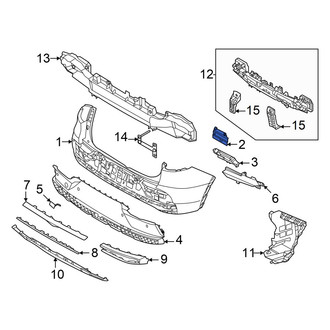 Genesis OE - Center Bumper Cover Bracket