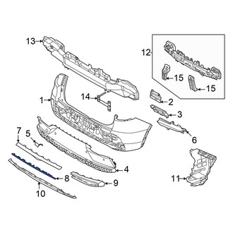 Genesis OE - Rear Lower Bumper Trim