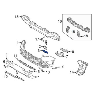 Genesis OE - Right Bumper Cover Bracket