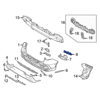 Genesis OE - Rear Left Reflector Panel