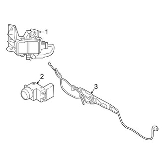 Genesis OE - Rear Bumper - Electrical Components (With Sport Package)