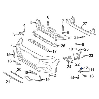 Genesis OE - Bumper Cover Retainer