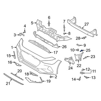 Genesis OE - Lower Grille Screw