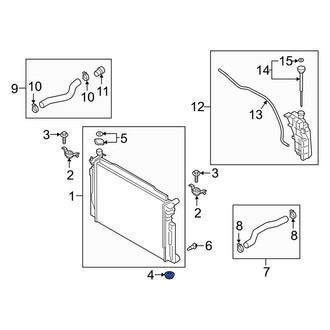 Genesis OE - Lower Radiator Insulator
