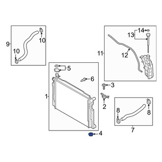Genesis OE - Lower Radiator Insulator
