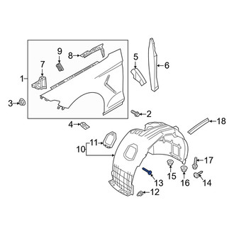 Genesis OE - Bumper Cover Bolt
