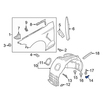 Genesis OE - Bumper Cover Bolt