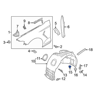 Genesis OE - Wiper Arm Nut