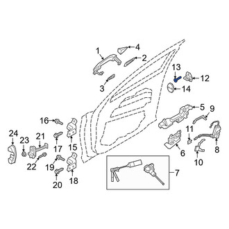 Genesis OE - Door Lock Striker Plate Screw