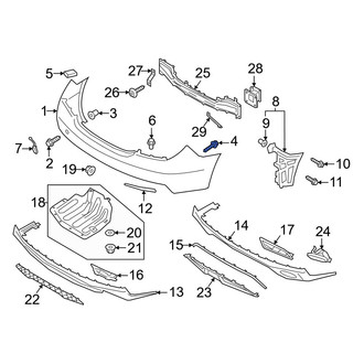Genesis OE - Bumper Cover Screw