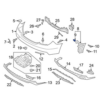 Genesis OE - Bumper Cover Retainer