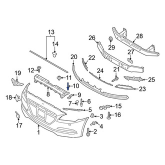 Genesis OE - Trunk Trim Panel Rivet