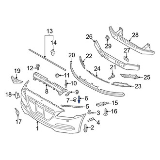 Genesis OE - Trunk Trim Panel Rivet
