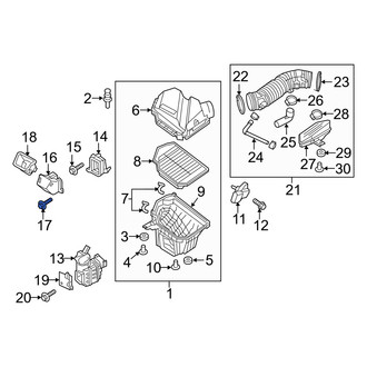 Genesis OE - Engine Air Intake Hose Screw