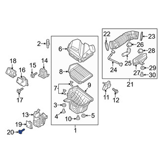 Genesis OE - Engine Air Intake Hose Screw