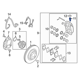 Genesis OE - Front Brake Bleeder Screw