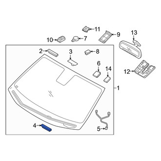 Genesis OE - Windshield Spacer