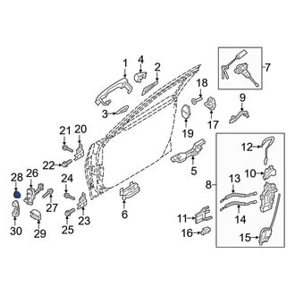 Genesis OE - Door Check Nut