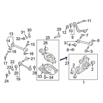 Genesis OE - Lower Suspension Shock Absorber Bolt